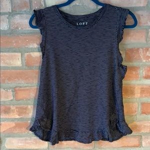 Ruffle detail Loft tank size Small